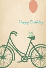 Birthday Bicycle - Tarjeta De Cumpleaños